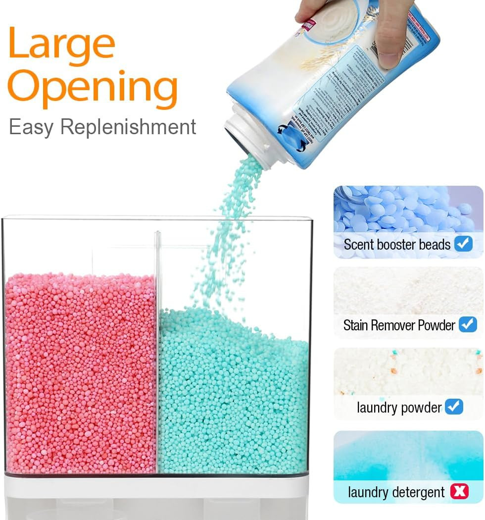 Laundry Detergent Dispenser, Laundry Beads Dispenser, 105 Oz Wall-Mounted Scent