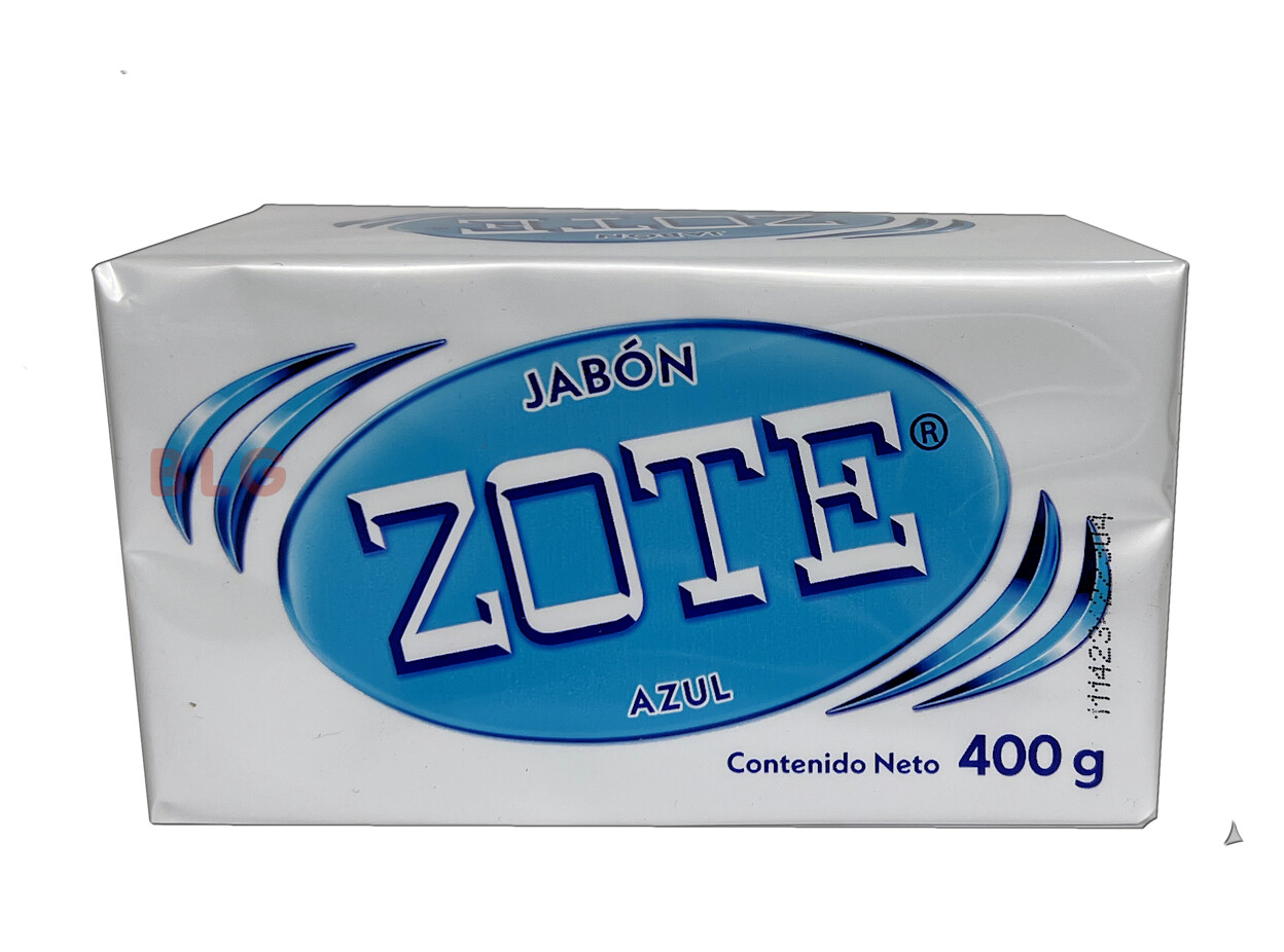 Zote AZUL Laundry Soap Washing Clothes Detergent Kitchen Jabon Blanco 14oz Bars