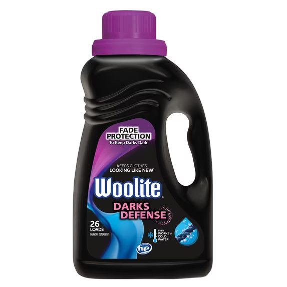 Woolite Darks Defense Liquid Laundry Detergent, 40 fl oz, 26 Loads