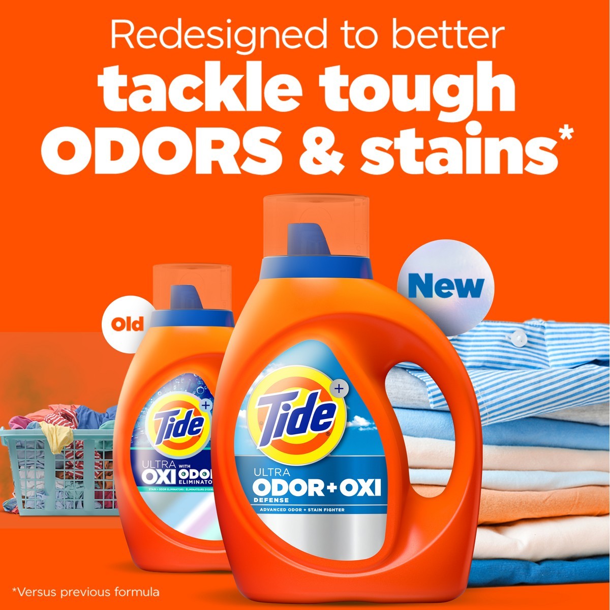 Odor Defense + Oxi HE Deep Cleaning Concentrated Liquid Laundry Detergent