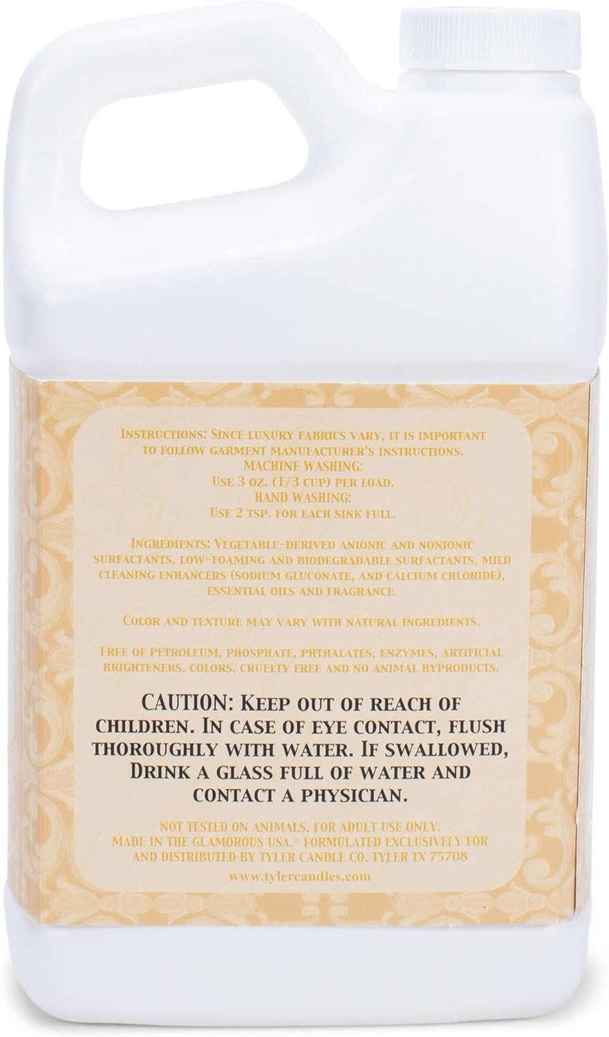 Tyler Candle Co Glamorous Wash Laundry Detergent 32 Fl Oz Kathina Scent