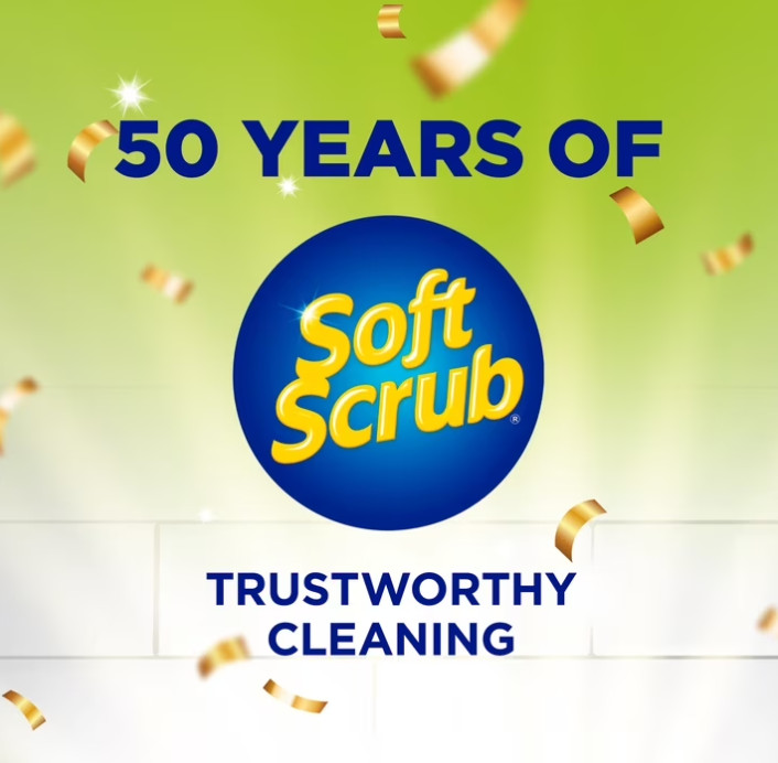 Soft Scrub with Bleach Cleaner 24 oz Bathroom & Kitchen Surface Cleaner