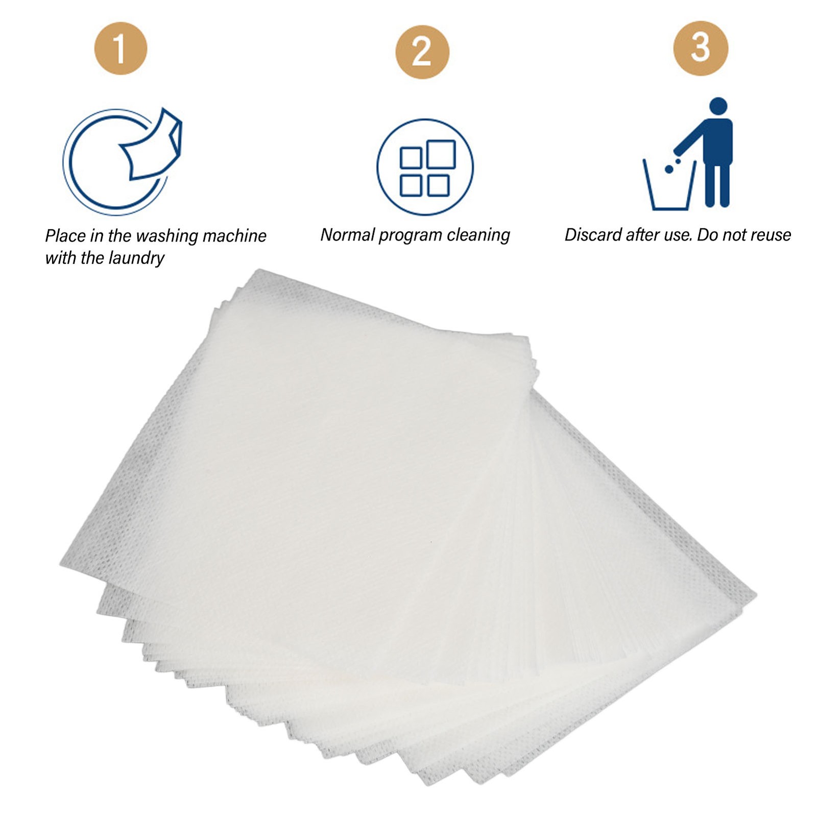 100pcs Color Absorbing Sheets For Washing Machine Safe For Families Popular