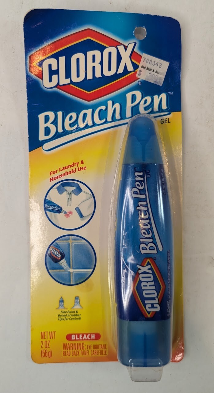 Clorox Bleach Pen Gel Dual Tipped 2 oz Discontinued New In Package NEW