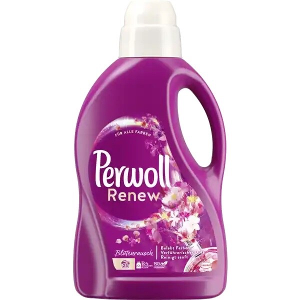 PERWOLL Blossom Rush Liquid Laundry detergent -1,37 /25 loads FREE SHIPPING