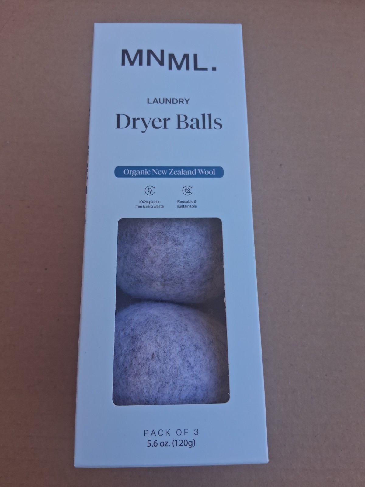 New Organix New Zealand Wool Dryer Balls – 3 Wool Balls