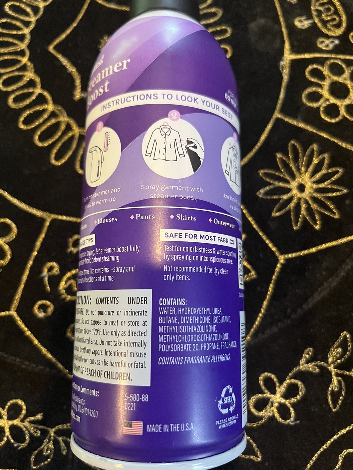 Faultless Steamer Boost Superior Wrinkle Removal 15 oz