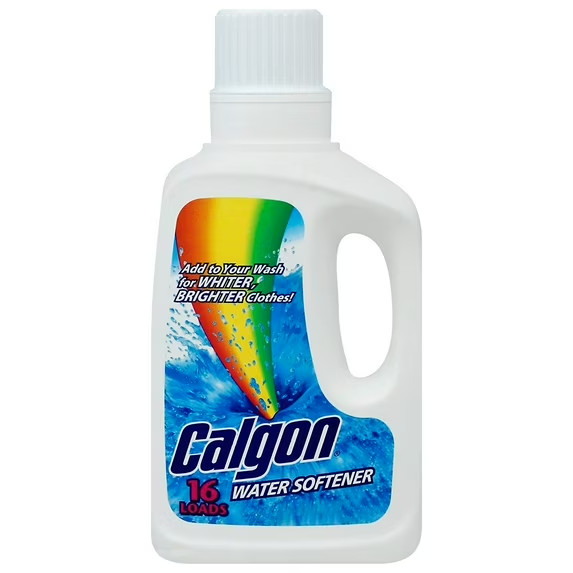 Calgon Water Softener, 32oz Bottle, Laundry Detergent Booster ( 2 PACK)