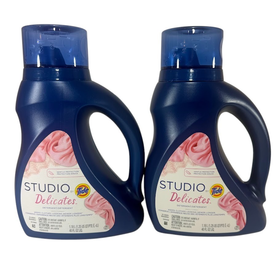 Tide Studio Delicates Laundry Detergent HE Gentle 40 oz, 25 Loads Each Lot Of 2