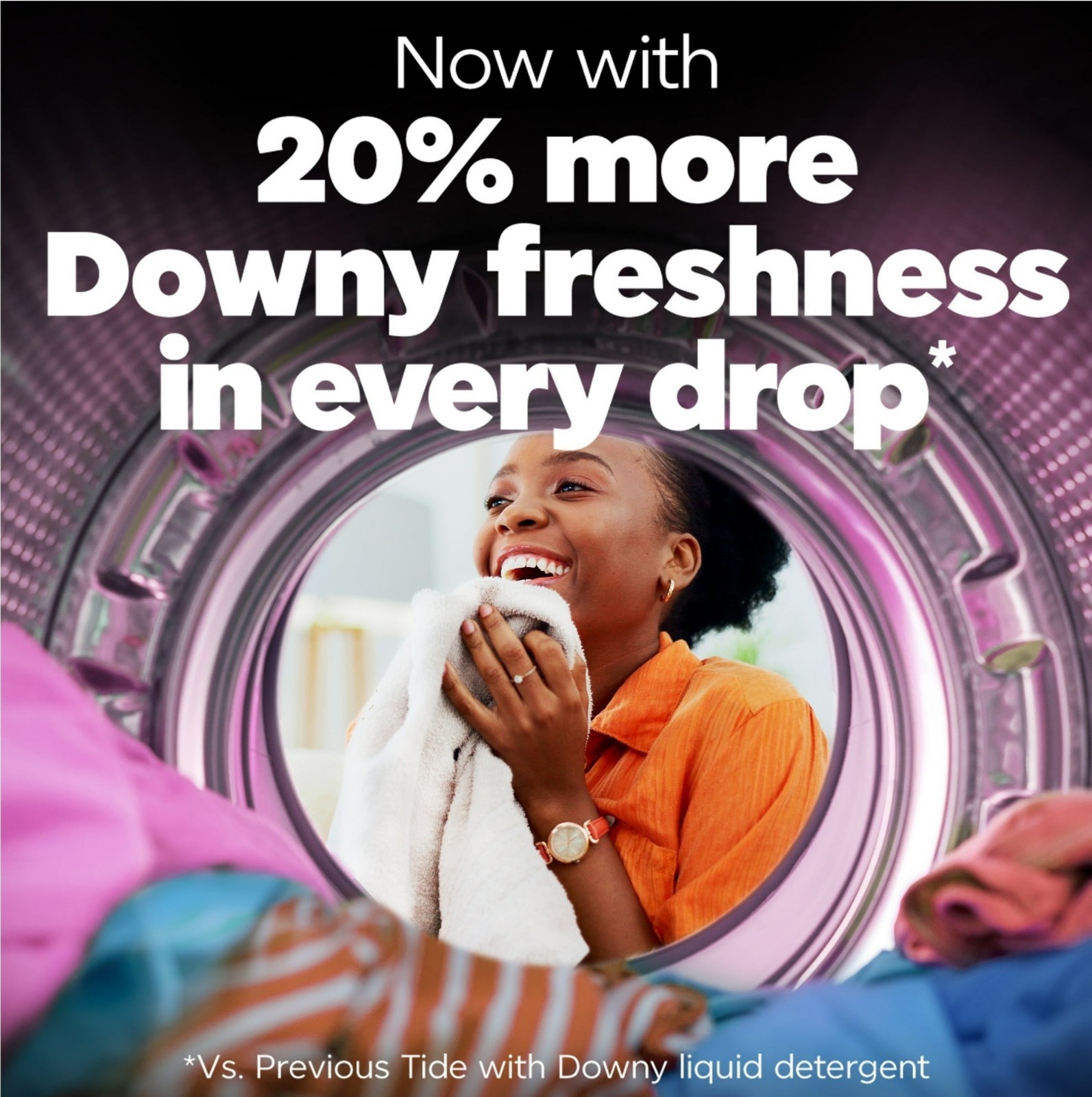 Tide + Ultra Downy Laundry Detergent, April Fresh Scent, 83 Loads, 117 fl oz