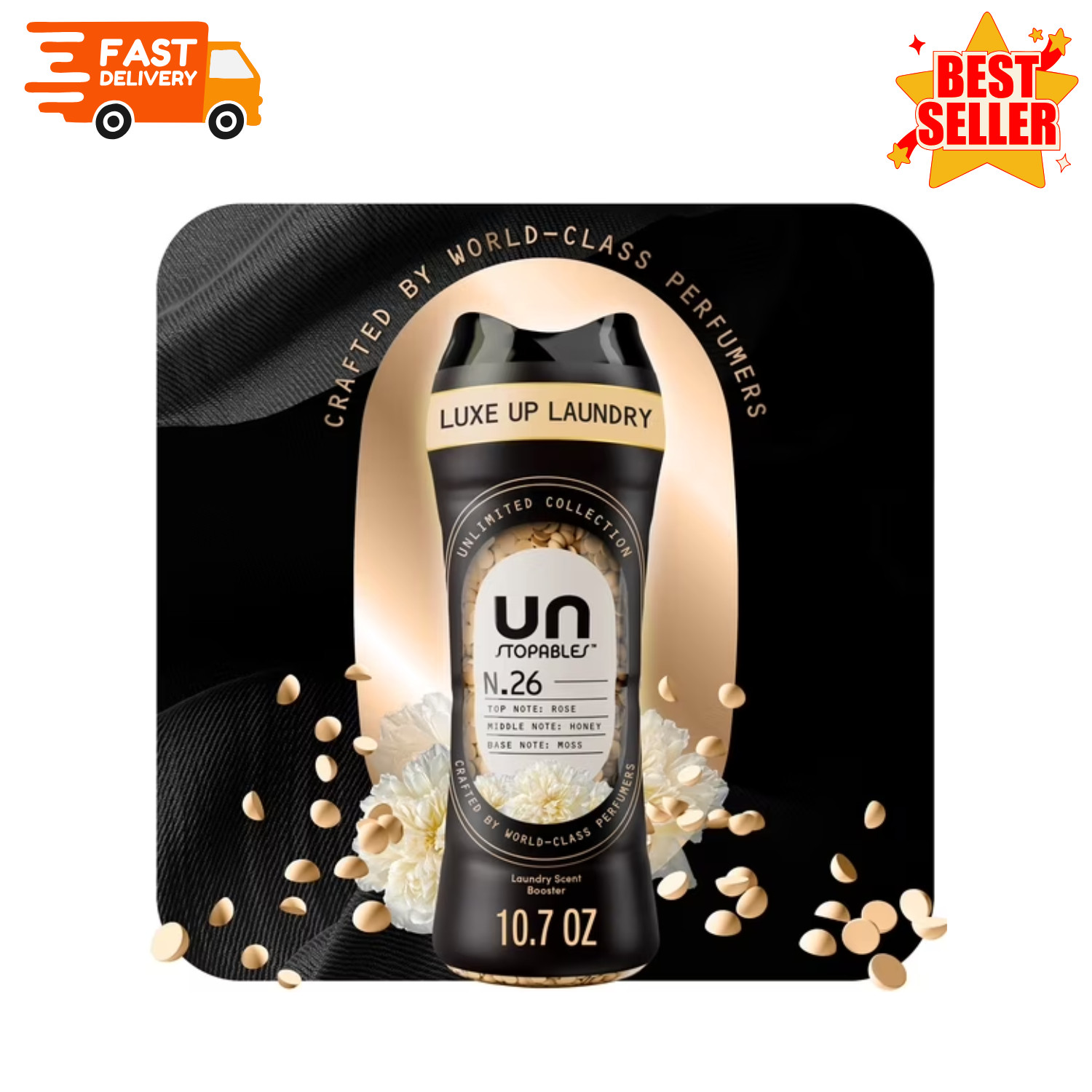 Downy Unstopables Unlimited In-Wash Scent Booster Beads N.26 Scent 10.7 oz