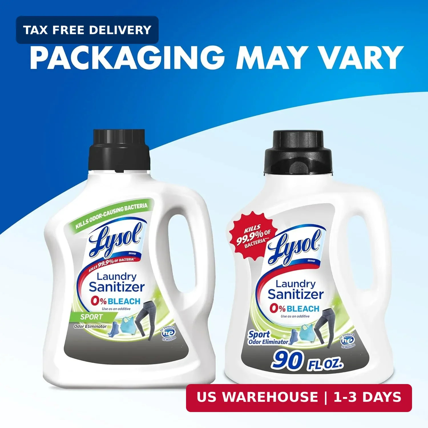 Tough Odor Eliminator Laundry Sanitizer Additive, Sanitizing Liquid for Gy