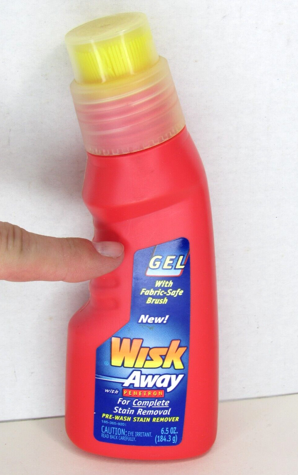 RARE Wisk Away with Penetron Laundry Pre-Wash Stain Remover GEL 1996 Vtg Prop
