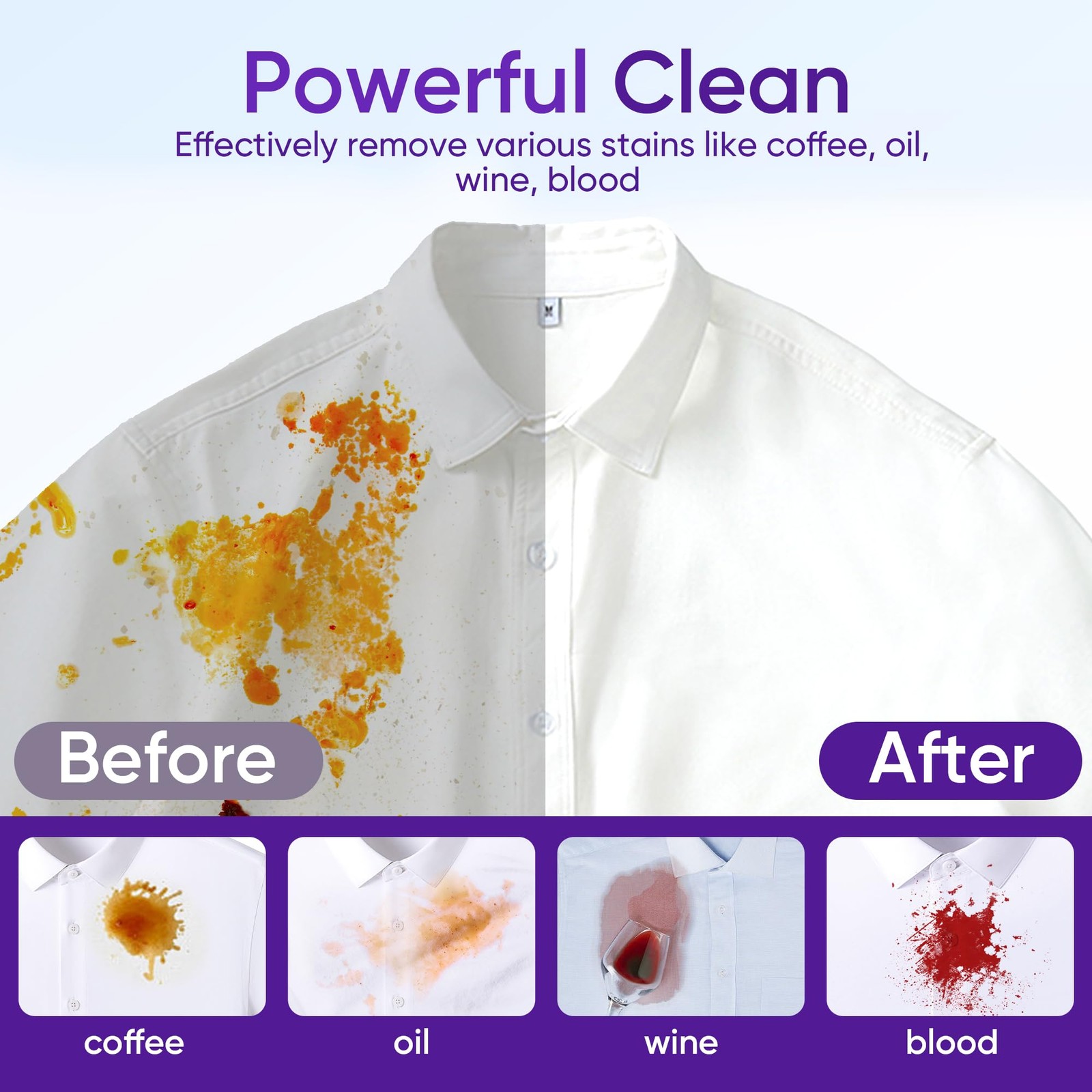 Lavender Laundry Detergent Sheets Travel Eco-friendly 300 Loads Clothes Washi…