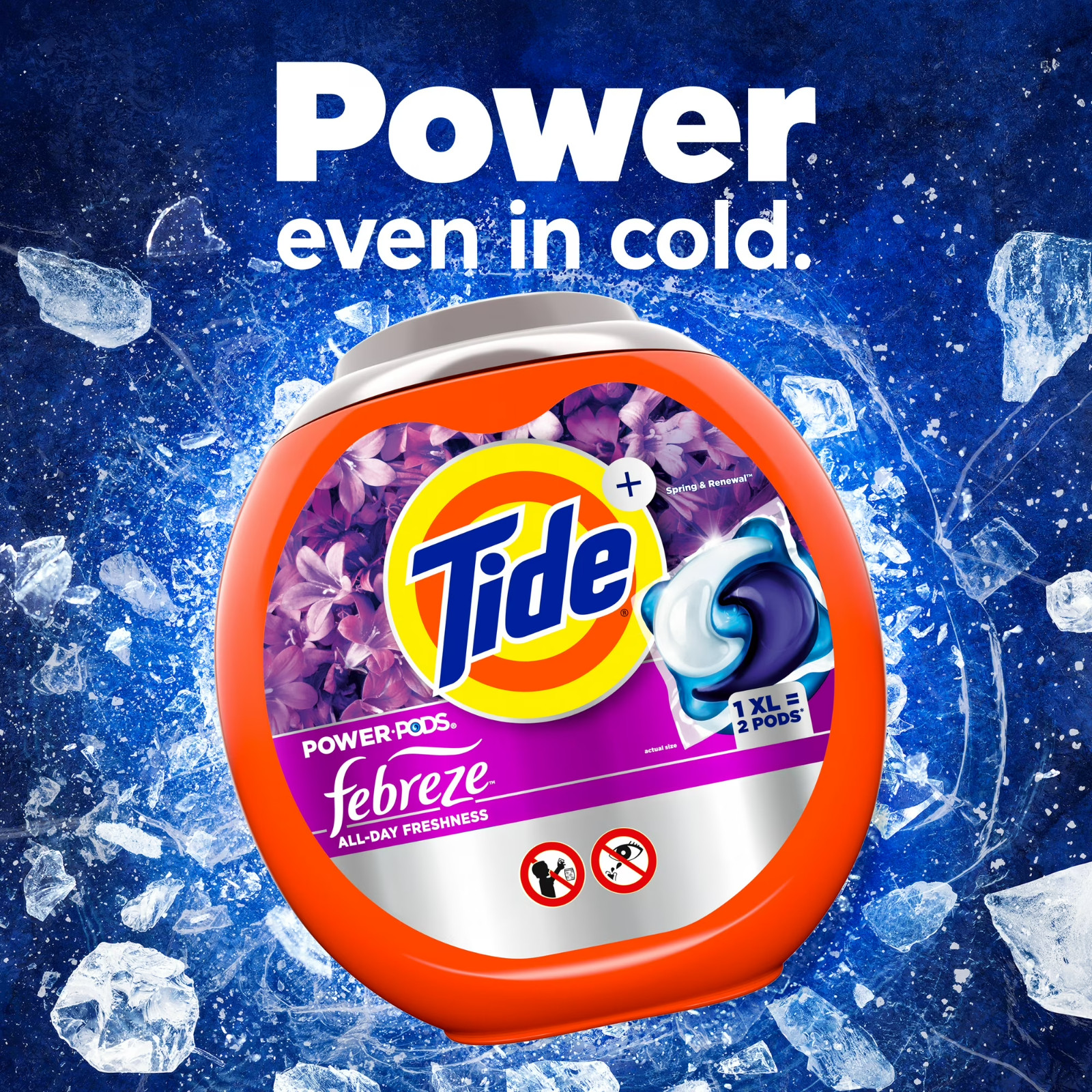 [SALE] Tide Power PODS® Laundry Detergent Pacs Spring & Renewal, 45 Count