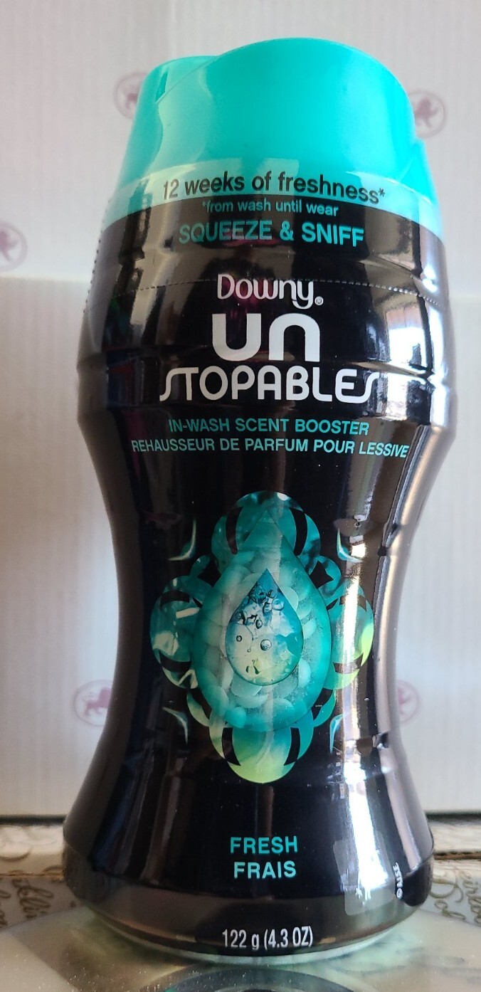 4 Pc Downy UNSTOPABLES In Wash Scent Booster Beads Fresh Scent, 4.3 oz. (K41)