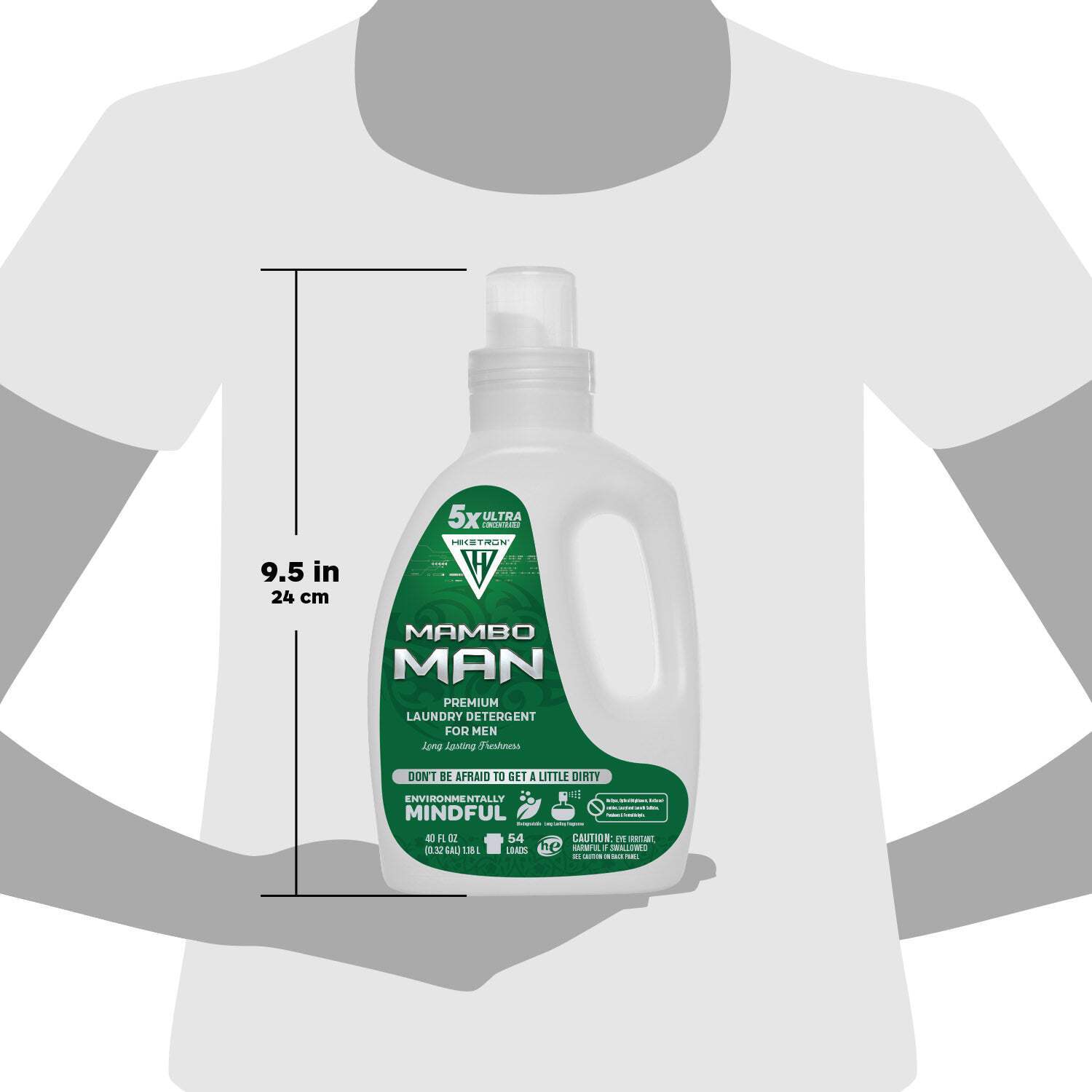 Hiketron Mambo Man Masculine Scented Long Lasting Liquid Laundry Detergent