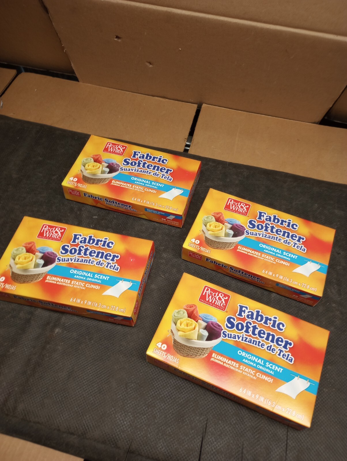 4PACK Dryer Sheets for Wrinkles and Static SOFTENER 40 Count EACH Outdoor Fresh
