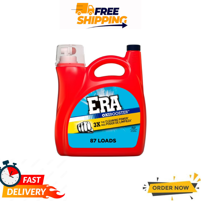 Era Oxibooster Laundry Detergent 154oz 87 Loads Liquid Stain Fighter