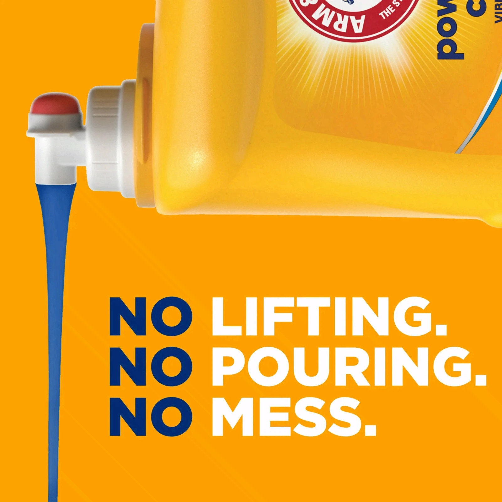 3 Pack ARM & HAMMER Laundry Detergent Liquid, Clean Burst, 5 Extra Loads, 205 oz