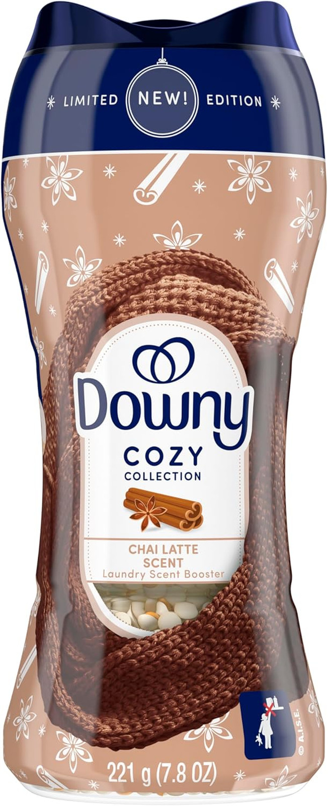 Cozy Collection In-Wash Laundry Scent Booster Beads, Chai Latte Scent, 7.8 Oz, L