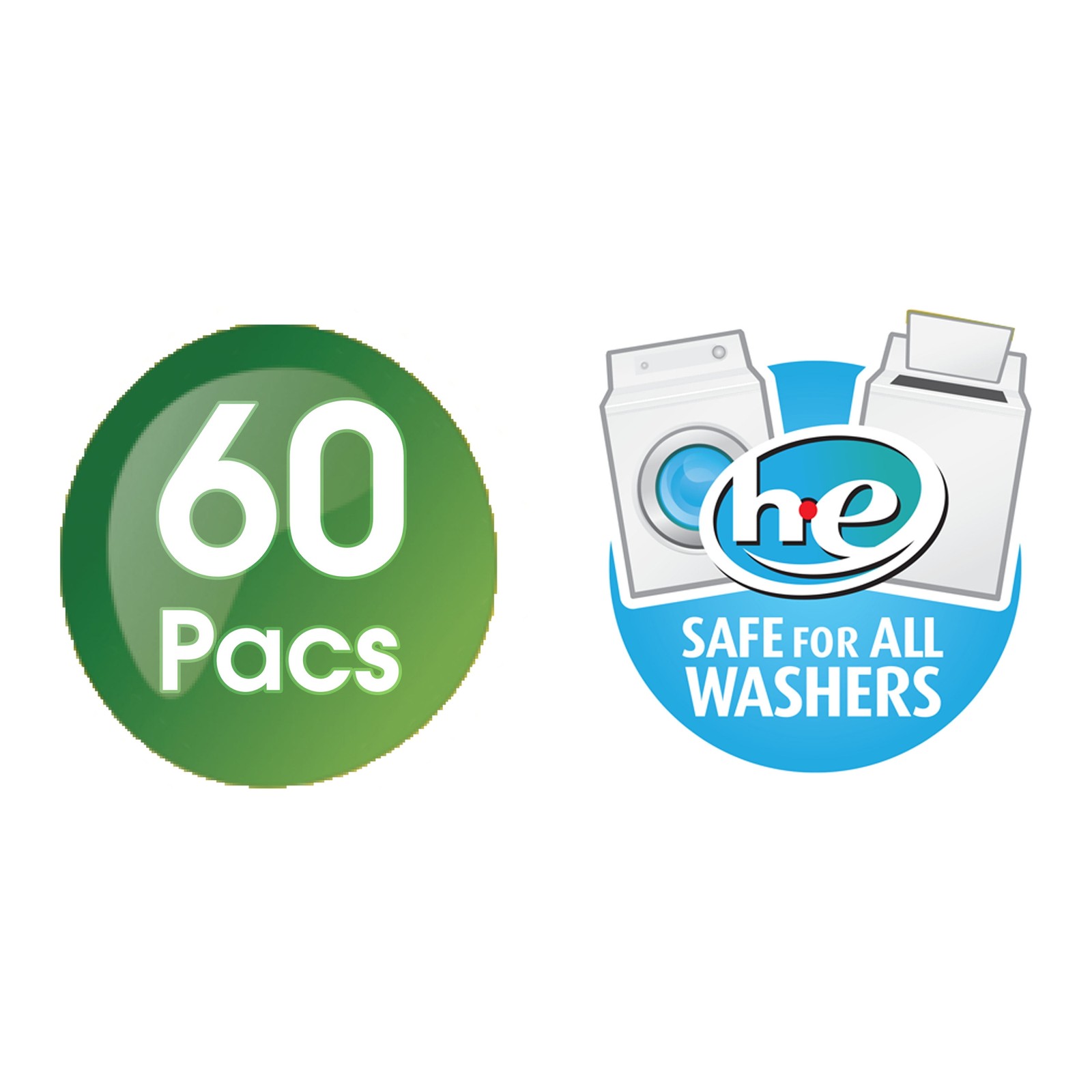 Great Value Ultimate Fresh Laundry Pacs, Original Clean, 60 Count