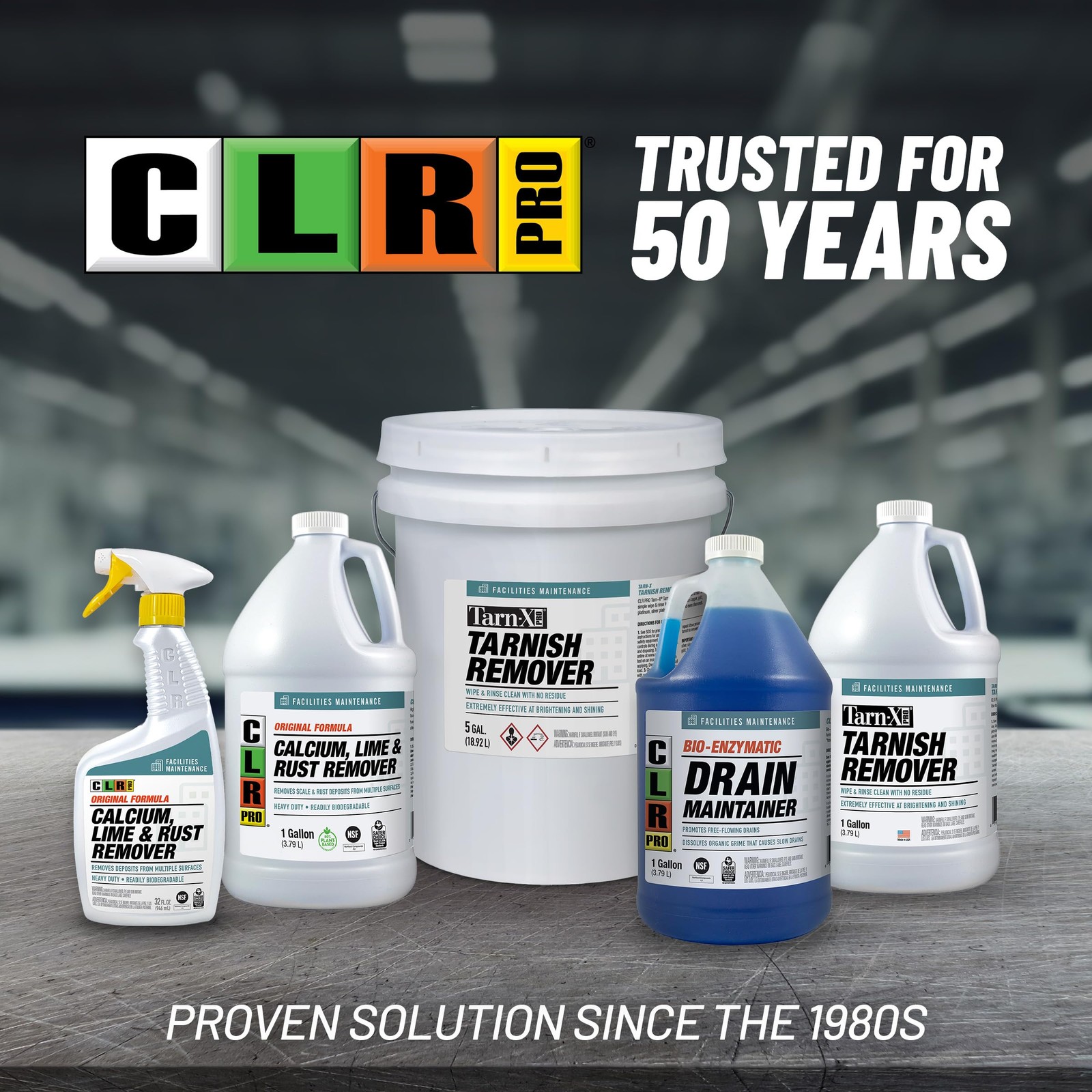 CLR PRO Calcium, Lime & Rust Remover, Quickly Removes One Size, Multi