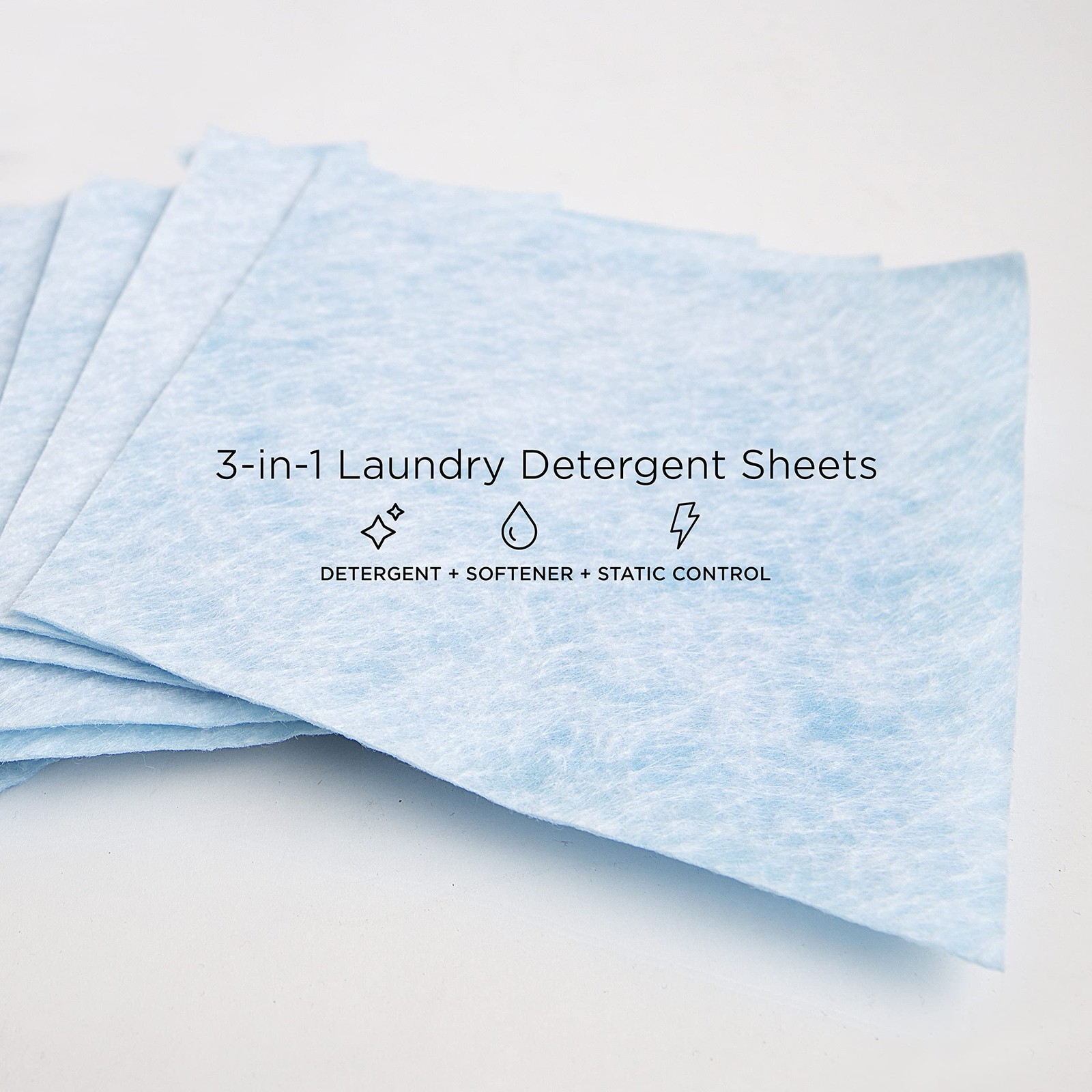 (10 Ct) All in One Laundry Sheets Scented – Detergent-Fabric Softener-Stain F…