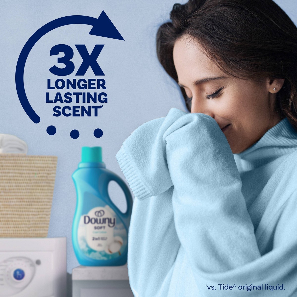 Downy Cool Cotton Ultra HE Compatible Liquid Fabric Softener – 140 fl oz