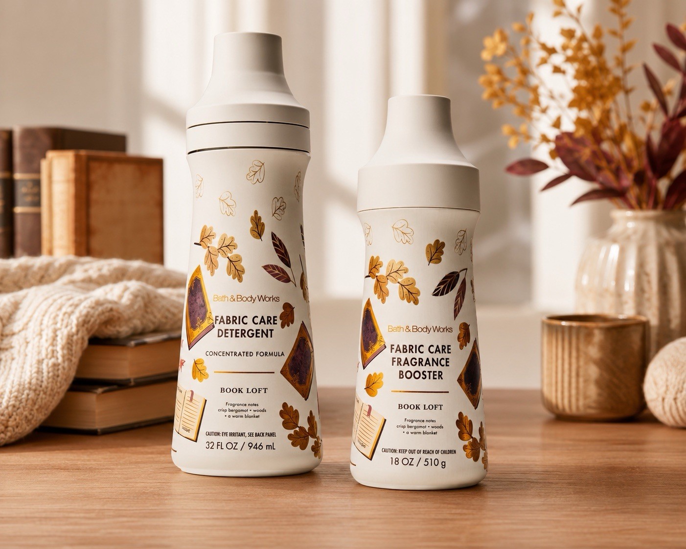 Bath & Body Works Book Loft Fabric Care Set – Detergent & Fragrance Booster Set