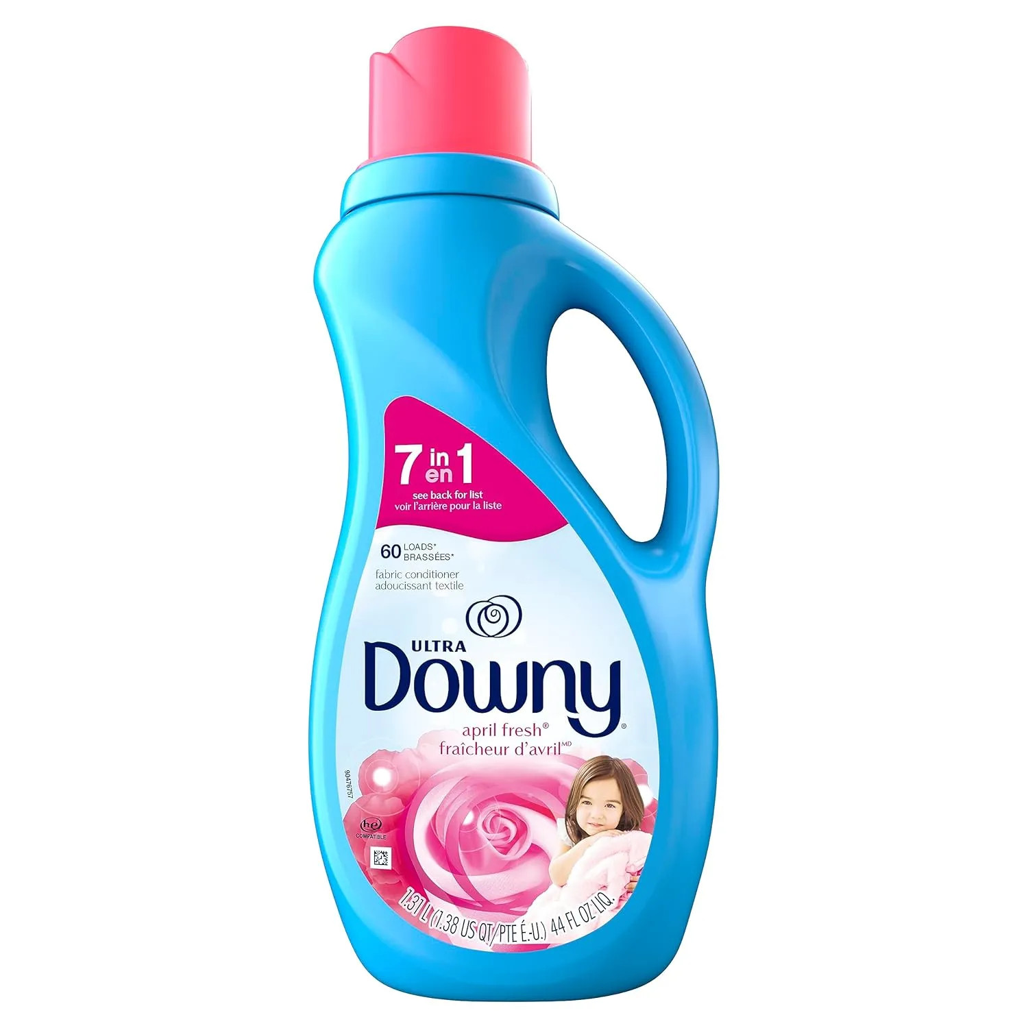 Downy 2-in-1 Liquid Fabric Softener April Fresh 44 fl oz 60 Loads