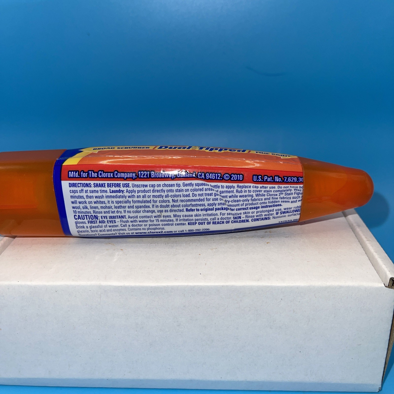 Clorox 2 Stain Fighter Laundry Pre-Treater Gel Dual-Tipped 2 Oz Stain Remover