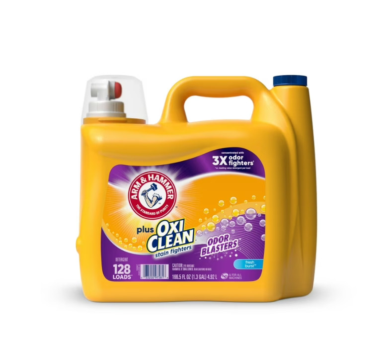 plus Oxiclean Odor Blasters Liquid Laundry Detergent, Fresh Burst,