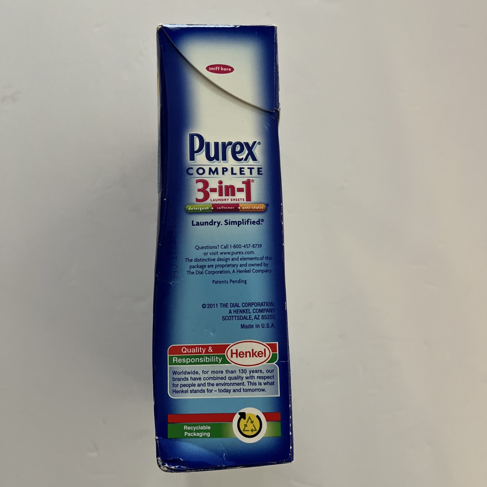 Purex Complete 3-in-1 Laundry Sheets TROPICAL ESCAPE Detergent, 22 Loads Sealed