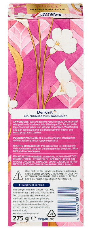 6 x 275 Denkmit Laundry Perfume Floral Garden