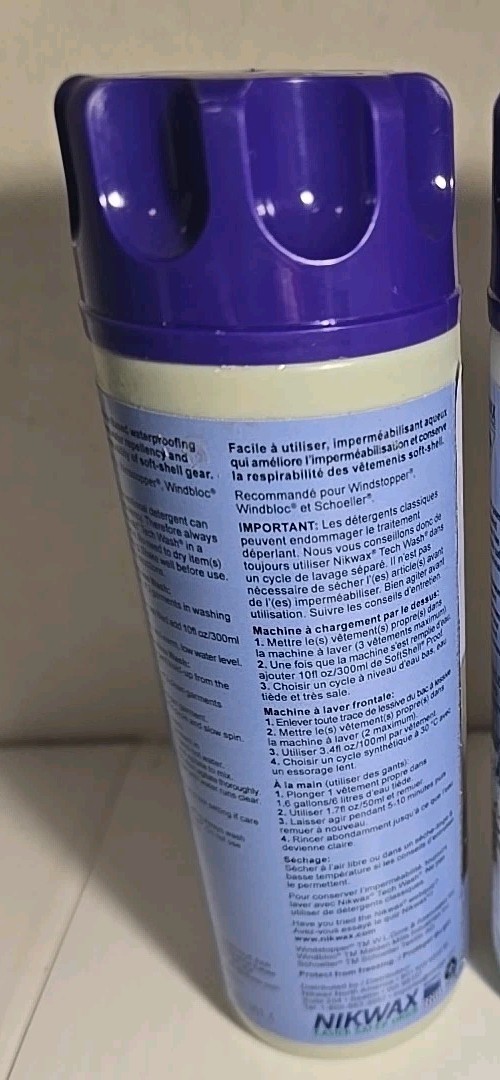 Nikwax Softshell Proof Wash In Waterproofing 10oz / 300ml New