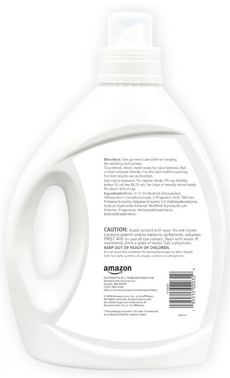 Amazon Basics Concentrated Liquid Laundry Detergent