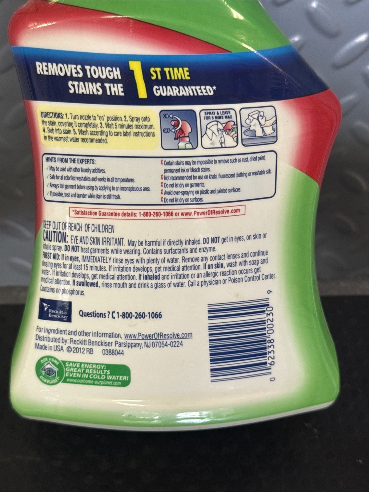 Resolve Pre-Treat Laundry Stain Remover, Spray n’ Wash, 22 oz NEW! DISCONTINUED