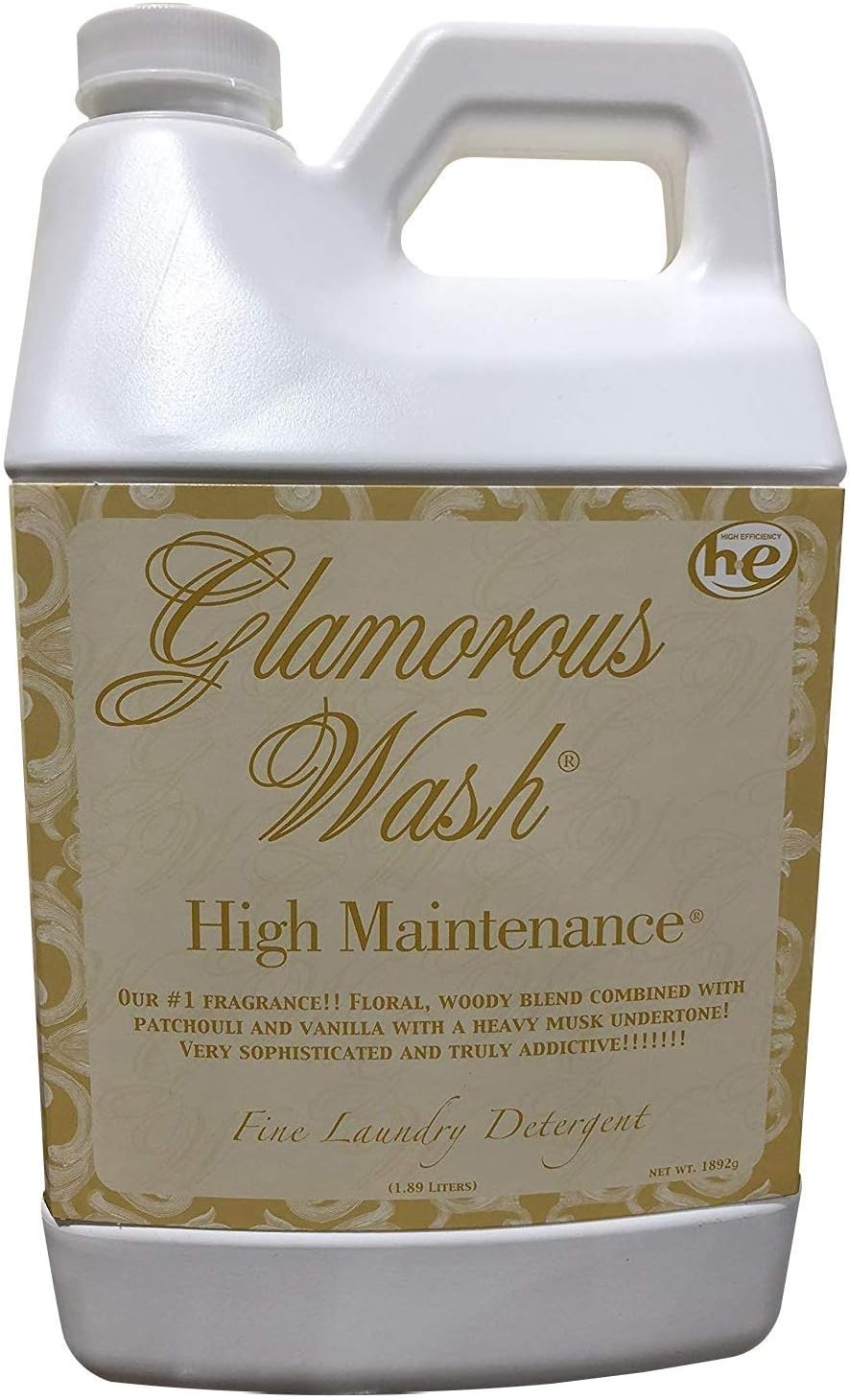 Tyler Candle Co High Maintenance Glamorous Wash 64oz – Luxury Laundry Detergent