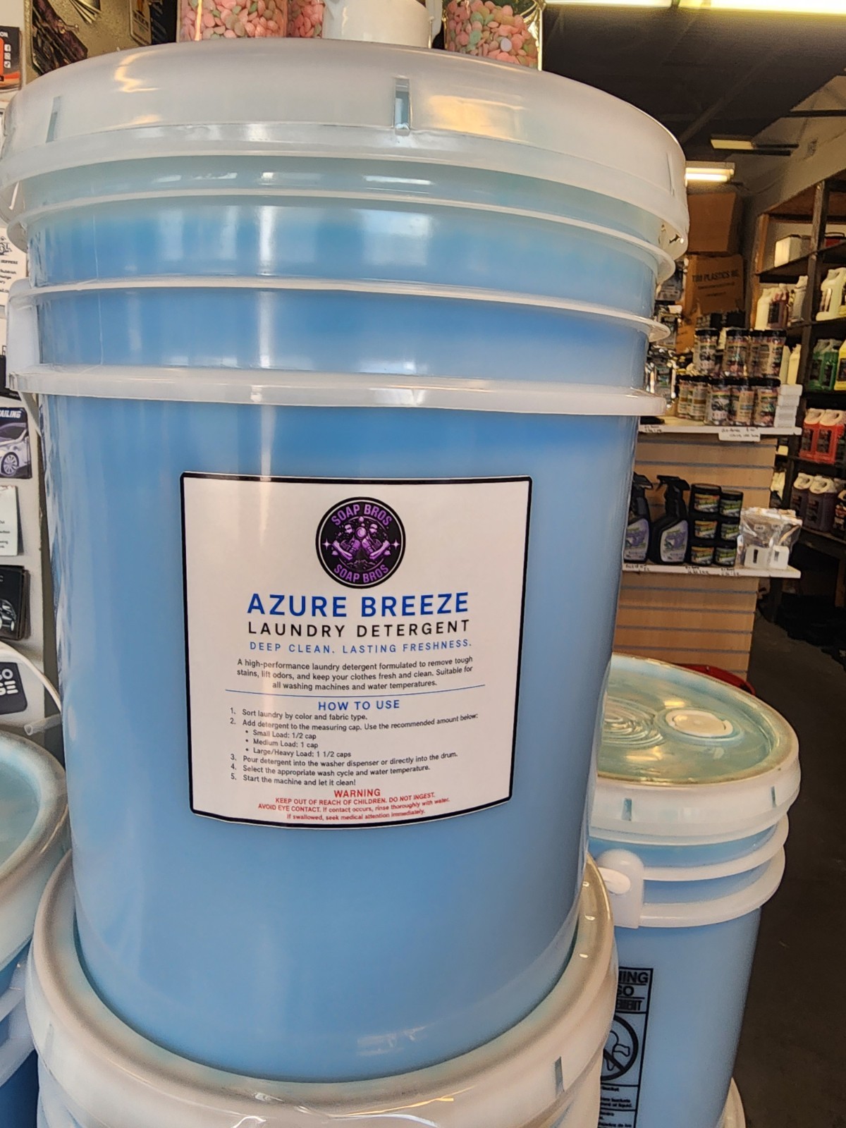 5 Gallon Bucket Commercial Grade Laundry Detergent