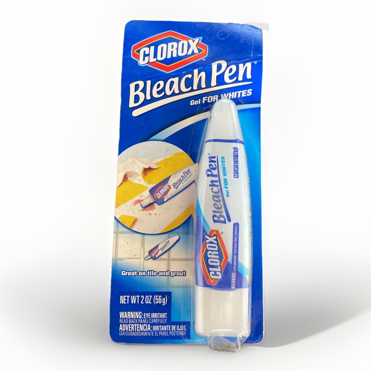 Clorox Bleach Pen Gel for Whites Dual Tipped 2 oz New Old Stock Discontinued