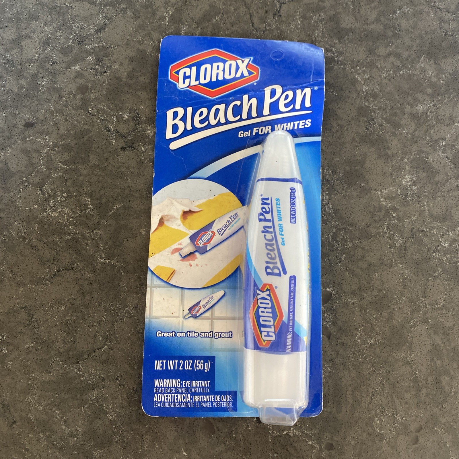 Clorox Bleach Pen Gel for Whites Dual Tipped 2 oz New Old Stock Discontinued