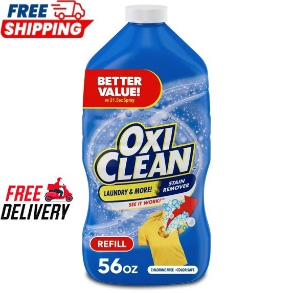 OxiClean Laundry Stain Remover Refill, 56 fl oz