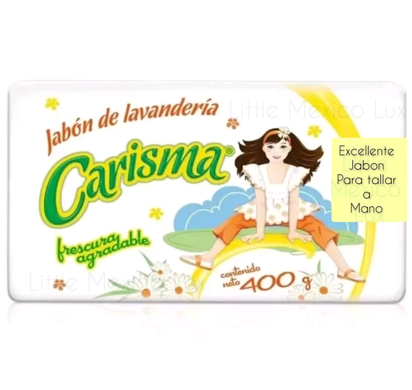 CARISMA JABON DE LAVANDERÍA BARRA 400G STAIN REMOVER SOAP TALLAR A MANO