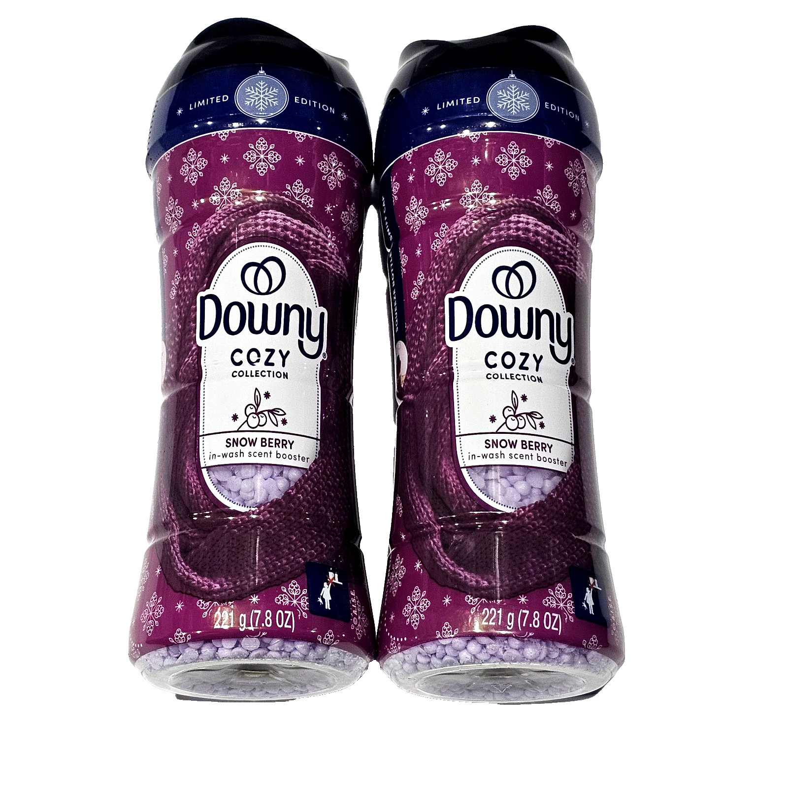 2Pack Downy Cozy Collection Snow Berry In Wash Scent Boost Limited Edition 7.8oz
