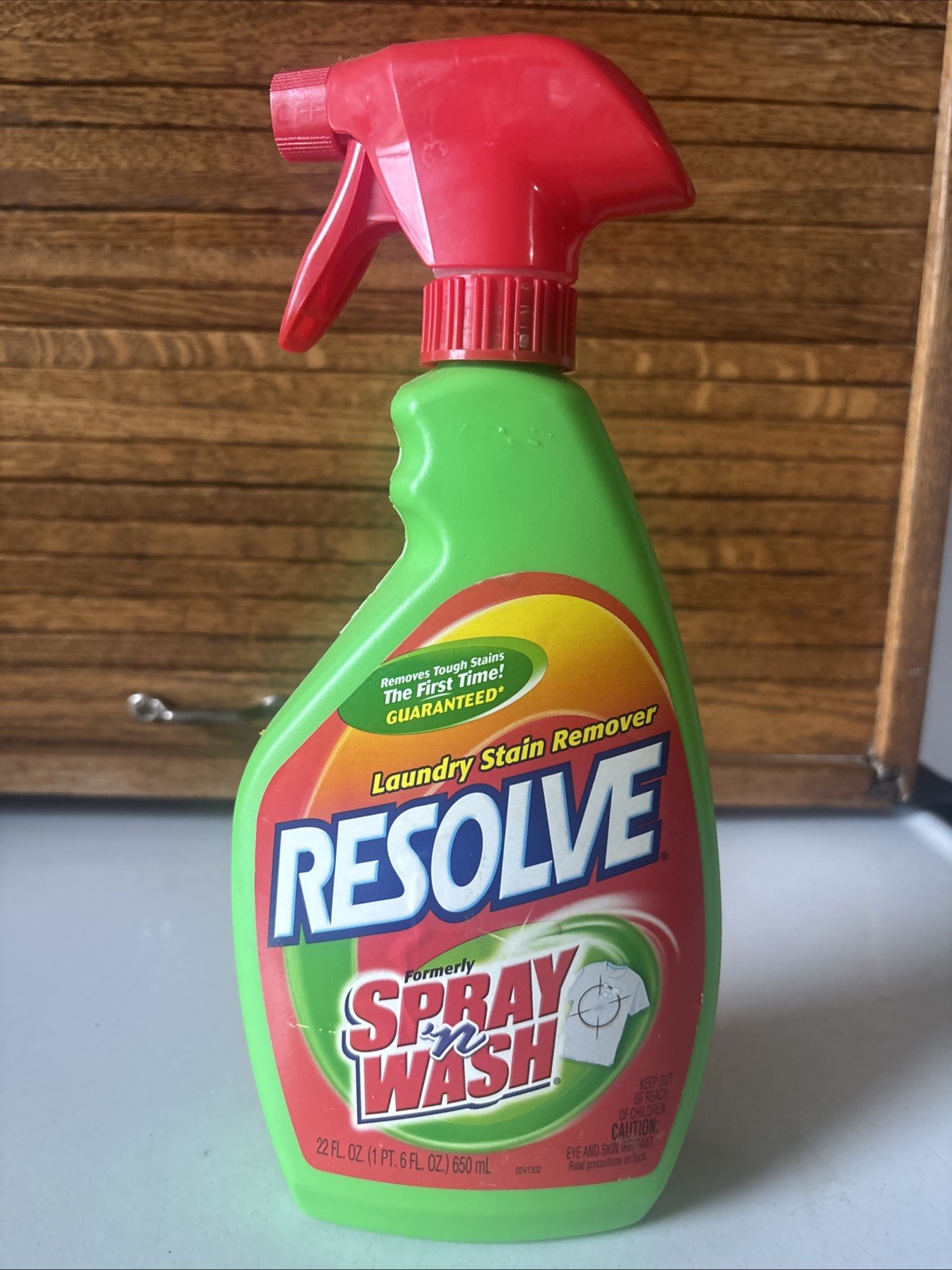 Resolve Formerly Spray N Wash NOS 22 FL. OZ. Laundry Stain Remover