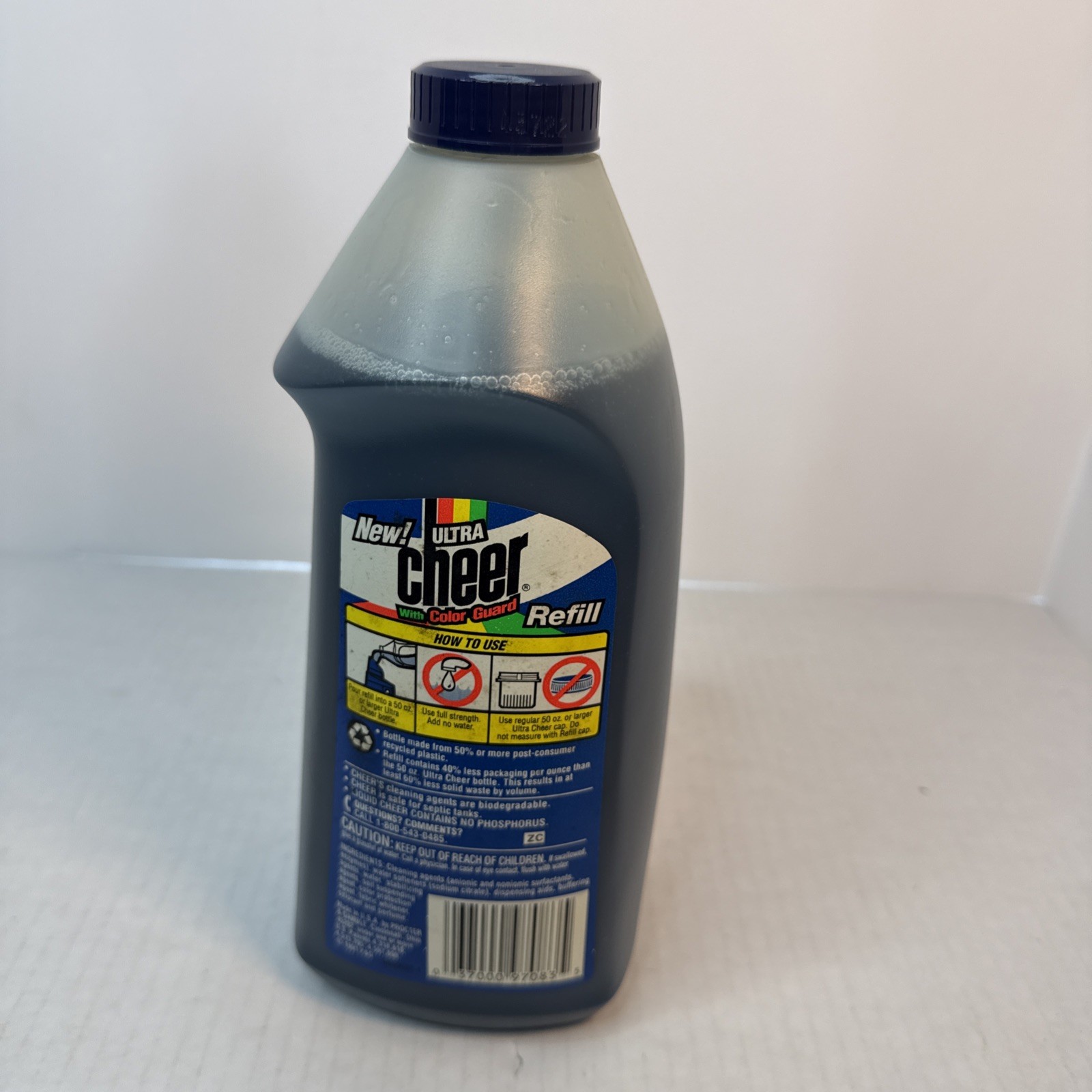Vintage Ultra Cheer With Color Guard Refill Concentrated Detergent 1991