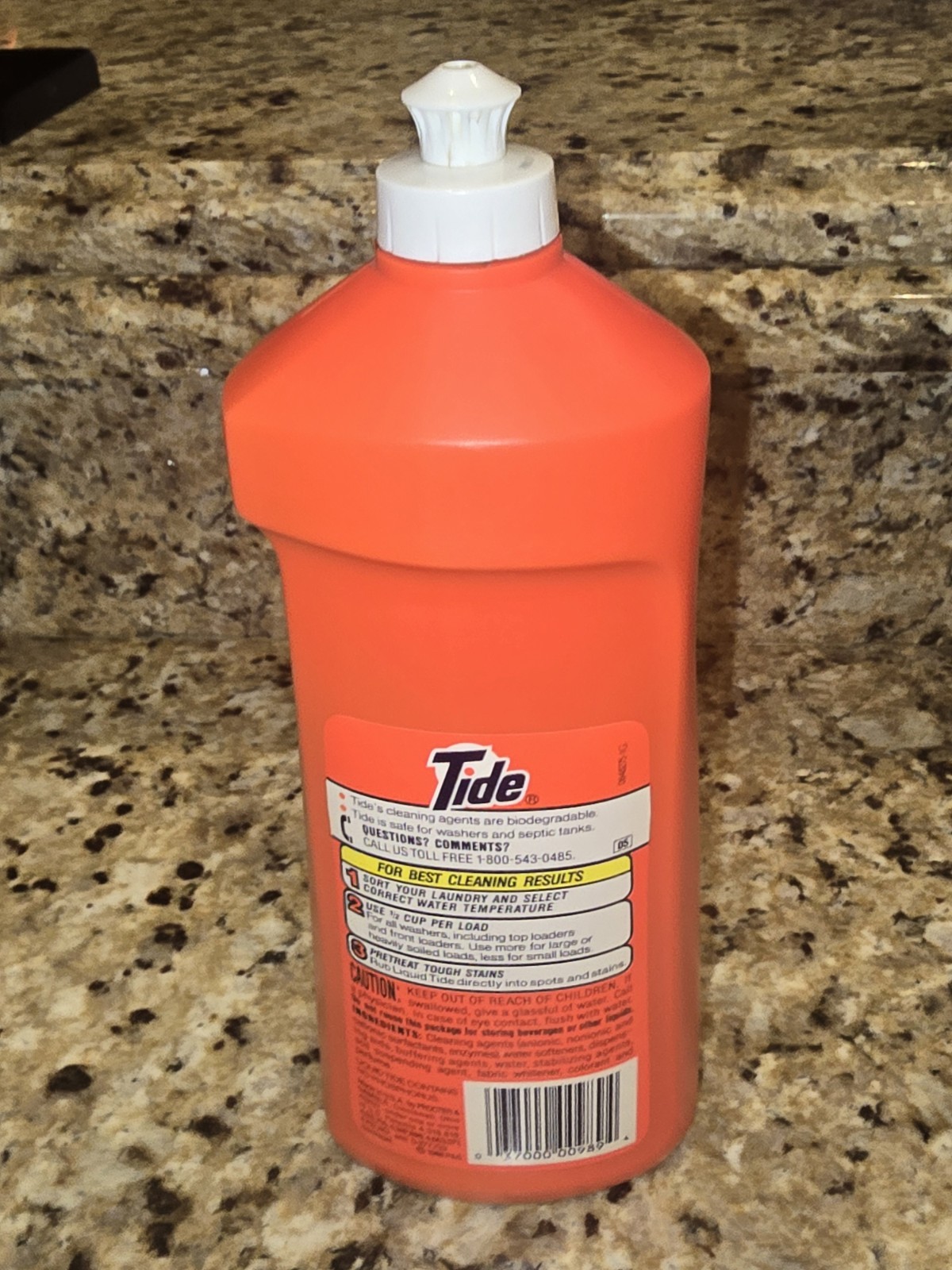 VTG 1988 Tide Detergent 32 fl Oz. NEW OLD STOCK RARE