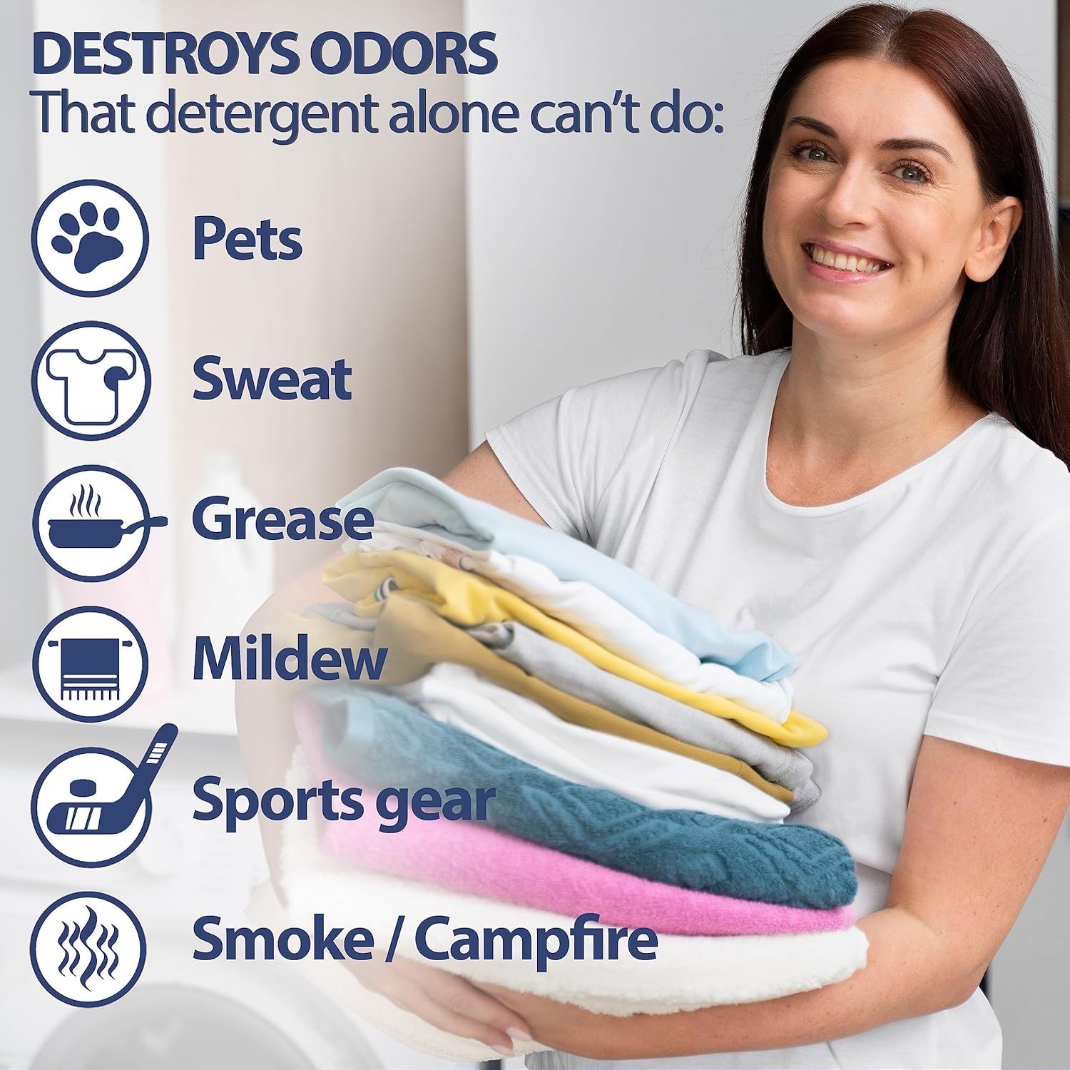 Laundry Deodorizer Pods – Fresh Scent – 60 Ct