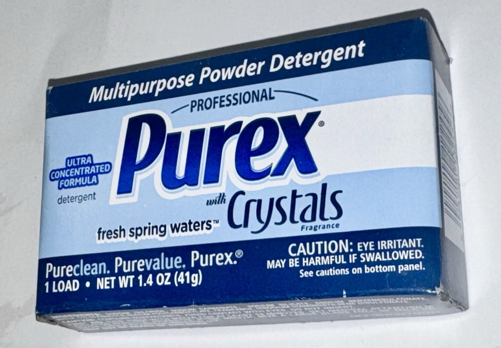 Purex Professional Powder Detergent with Crystals Fresh Spring Waters 1 Load